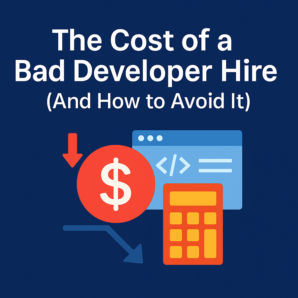Topic: The Cost of a Bad Developer Hire (And How to Avoid It)