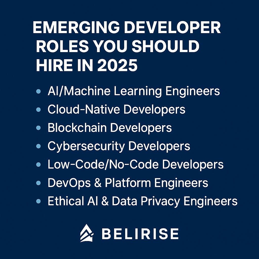 Emerging Developer Roles You Should Hire in 2025