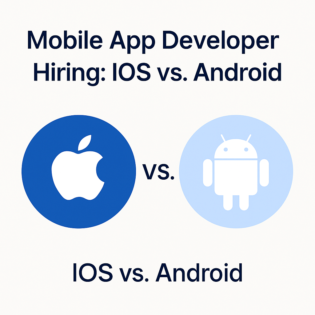 Mobile App Developer Hiring: iOS vs. Android